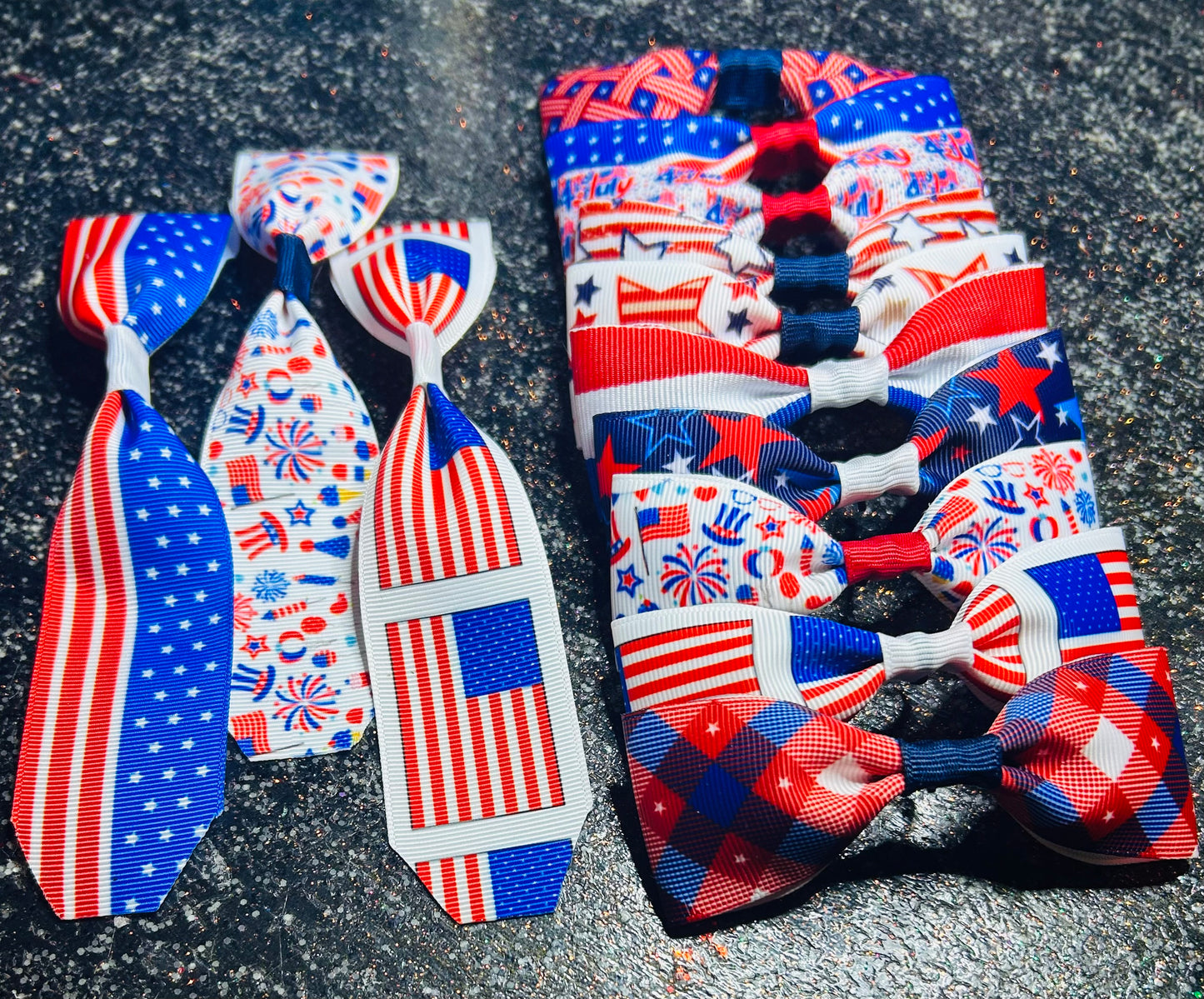 Patriotic Bow Ties