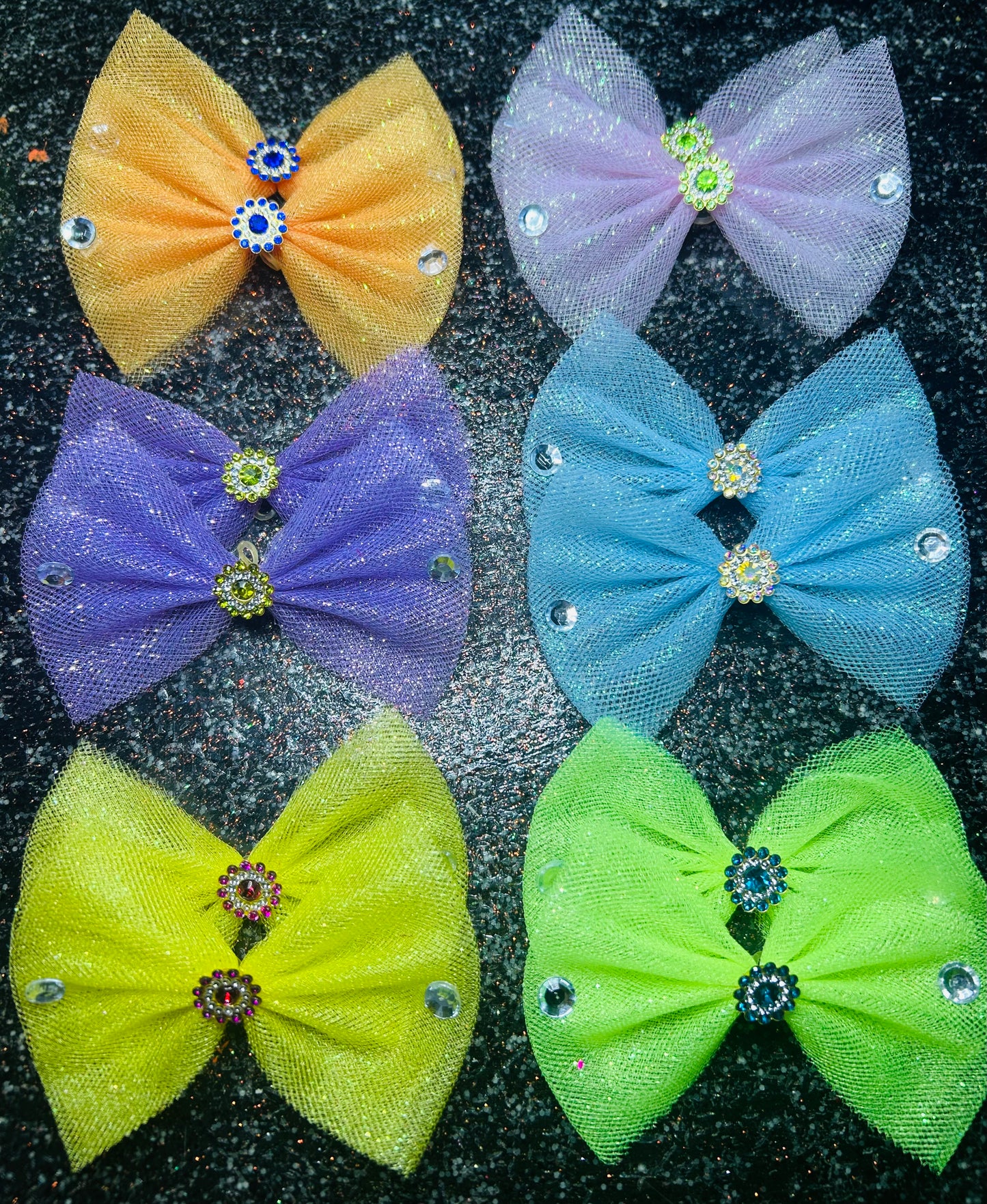 Large Tulle Top Knots