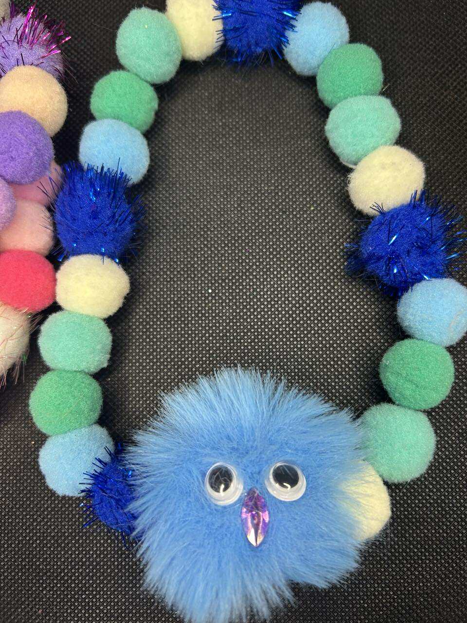 Pom-Pom Necklace Collars