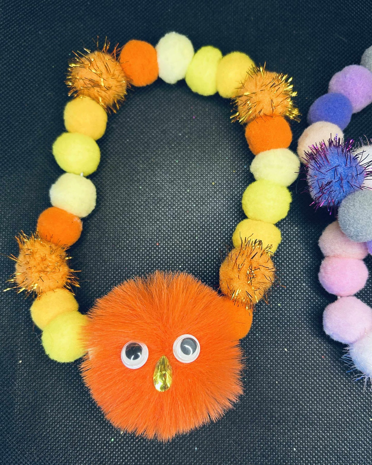 Pom-Pom Necklace Collars