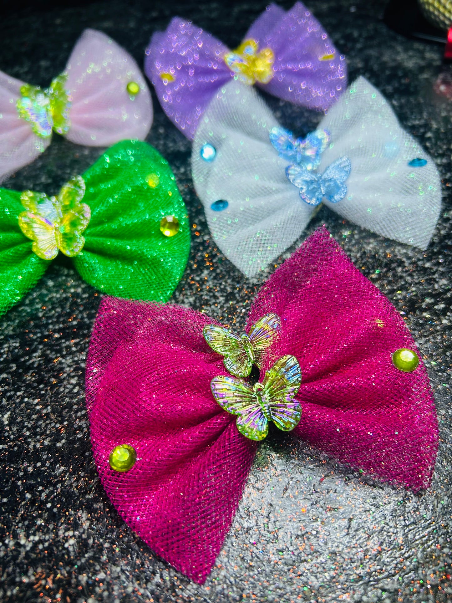 Large Tulle Top Knots
