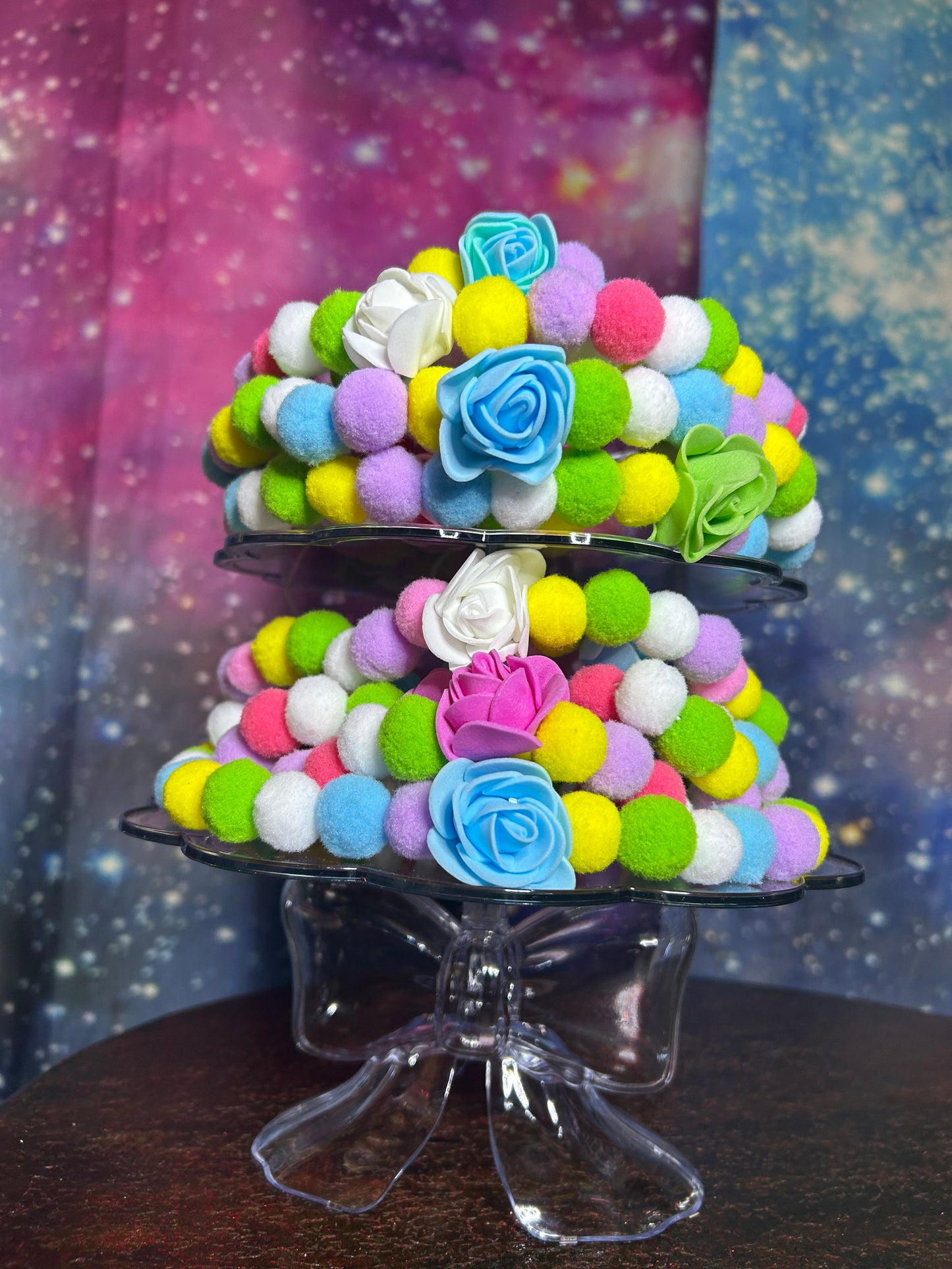 Spring Pom Pom necklace