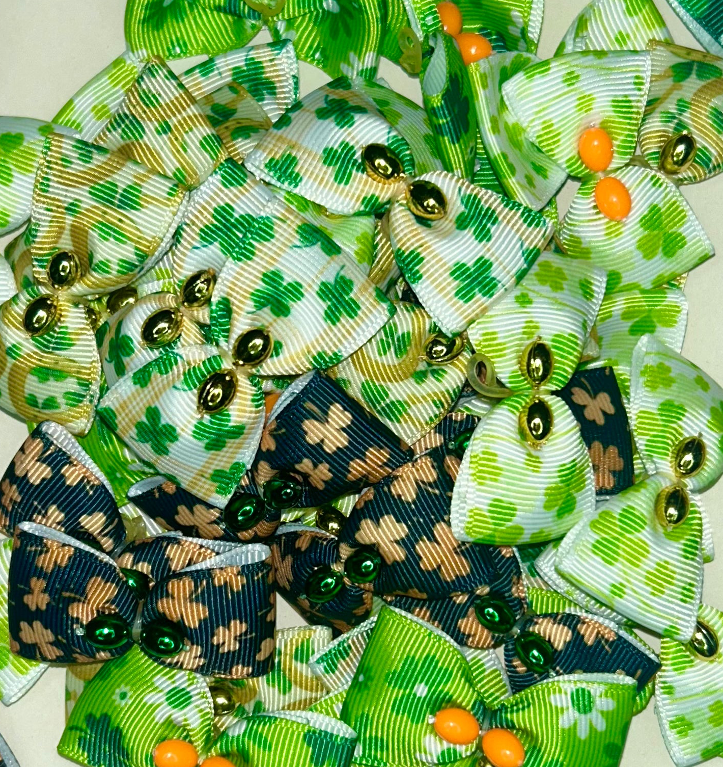 St. Patrick's Day Top Knots