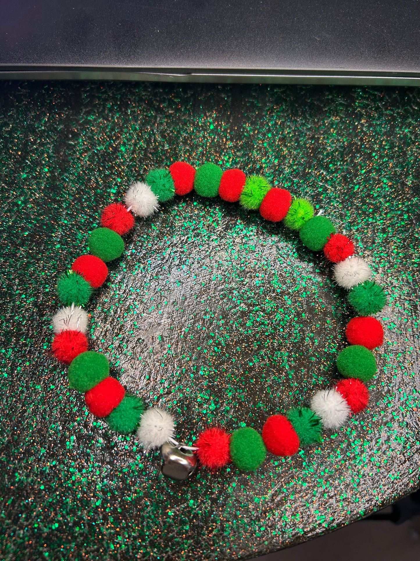 Christmas Pom-Pom Collars