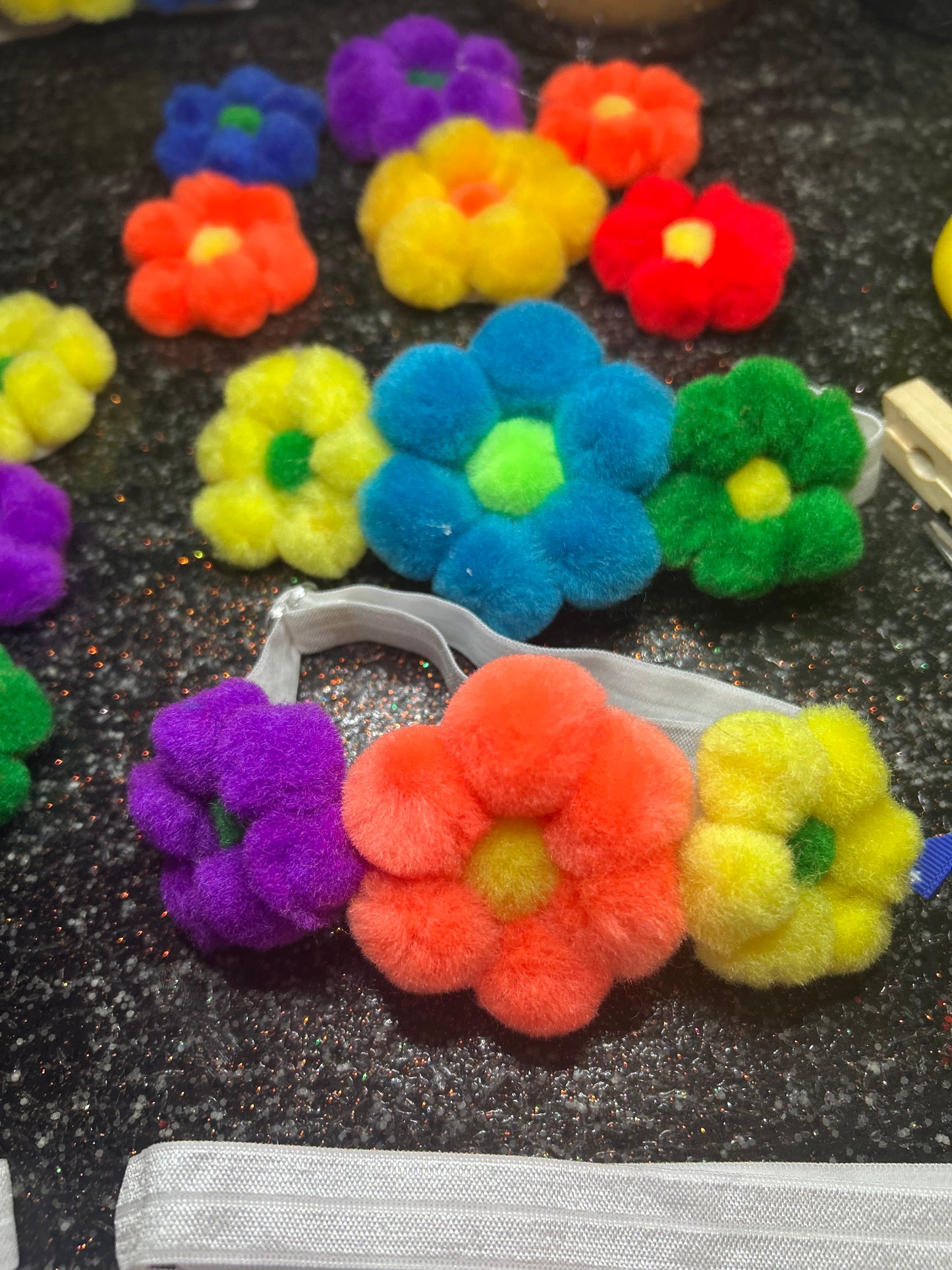 Pom Flower Collars