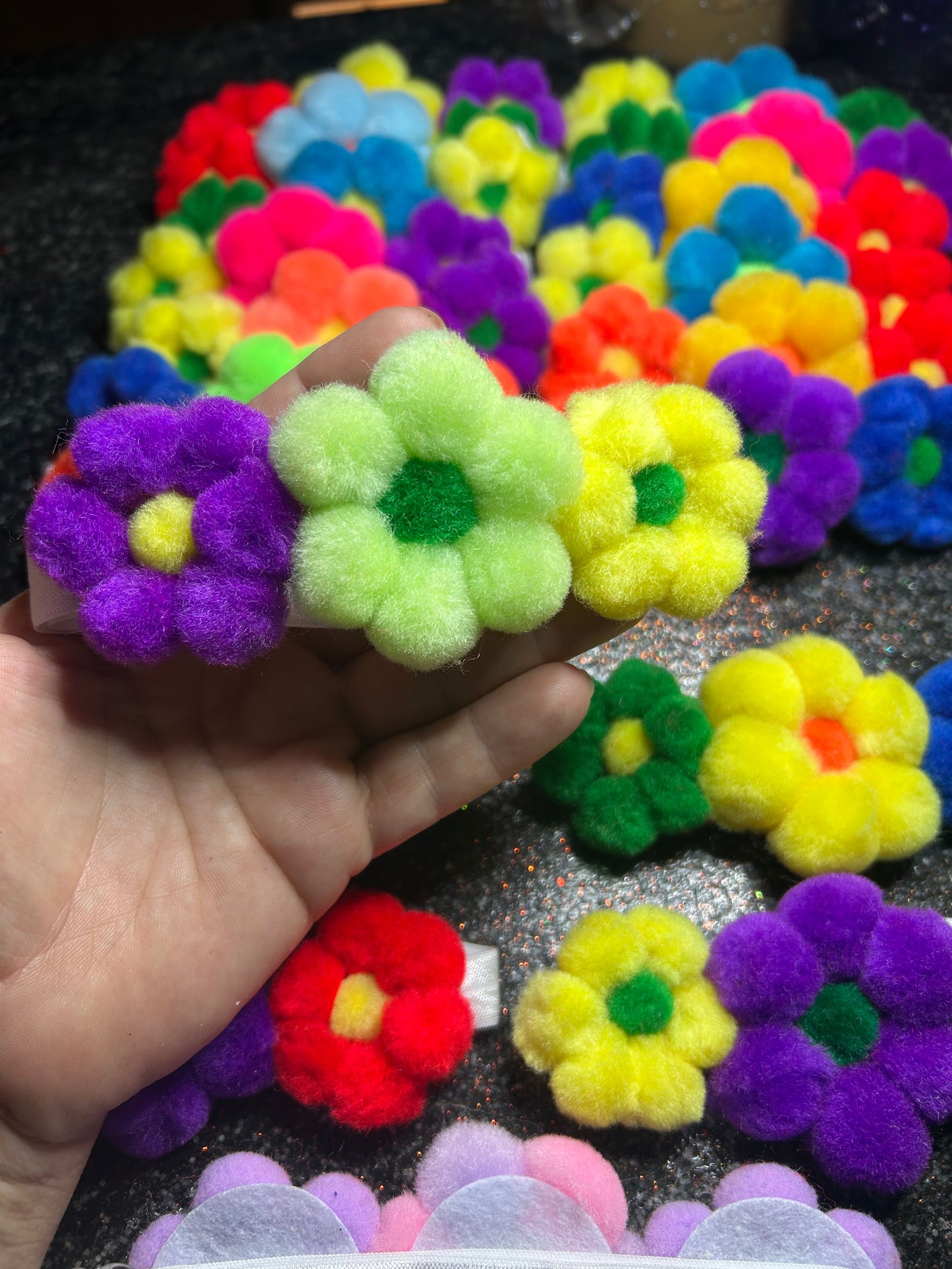 Pom Flower Collars