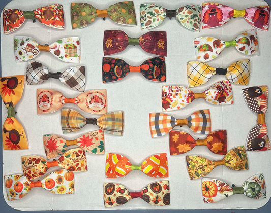 Fall Bow Ties