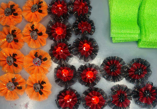 Halloween Tiny Tulle Top Knot