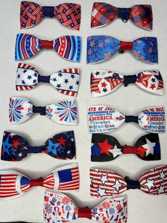 Patriotic Bow Ties