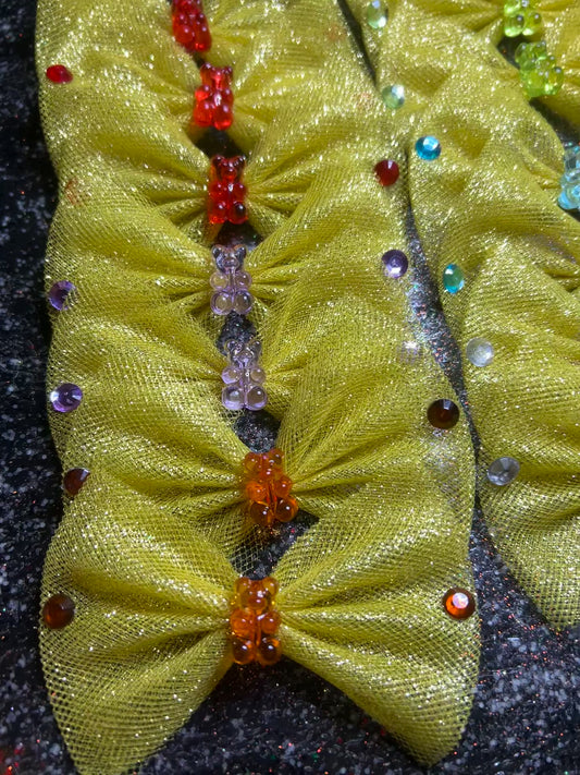 Gummy bear Tulle Top Knots